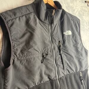 The North Face Denali Vest Womens Size M Black Fleece Full Zip Jacket
